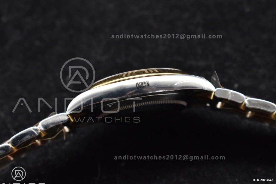 Oyster 904L Bracelet 1:1 YG 126333 SS Steel Clean VR Sleek on DateJust Textured 608 Dial Best 41 YG Edition 0826